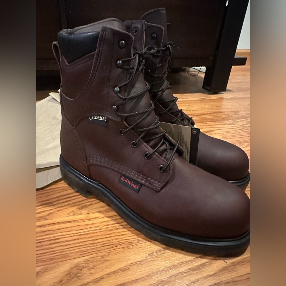 Red Wing Steel Toe 2414 boots.